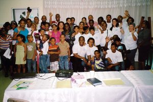 Group photo of most of those who attended the preaching effort in Colon on June 2nd.