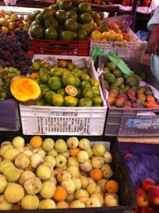 Fruit stand in La Paz