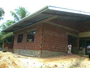 New Meeting Room with Sunday School student, Simeon Edoo