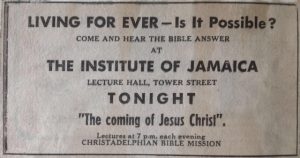 5 Jamaica Photo Ad in Daily Gleaner 2 1959 Jpg